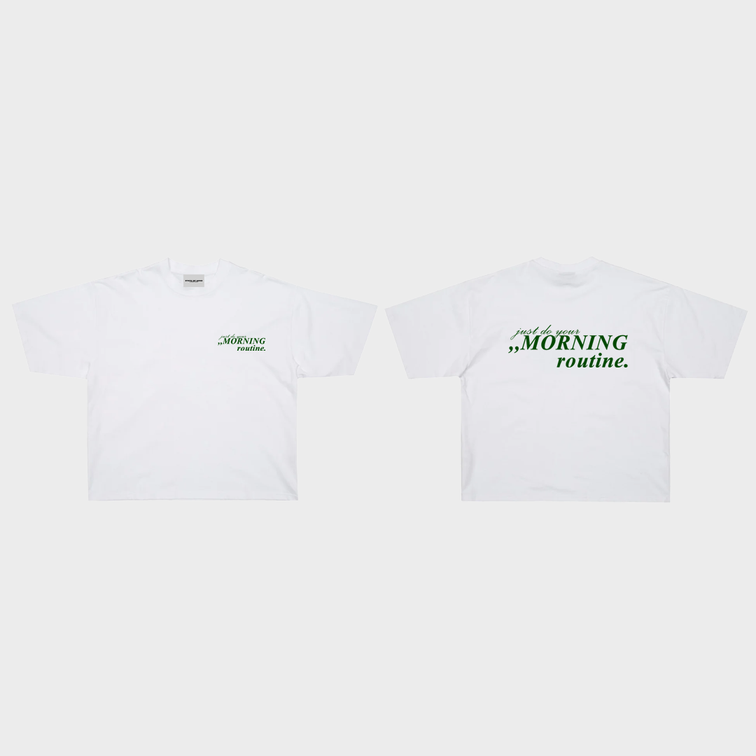 Morning Oversized Tee (White)