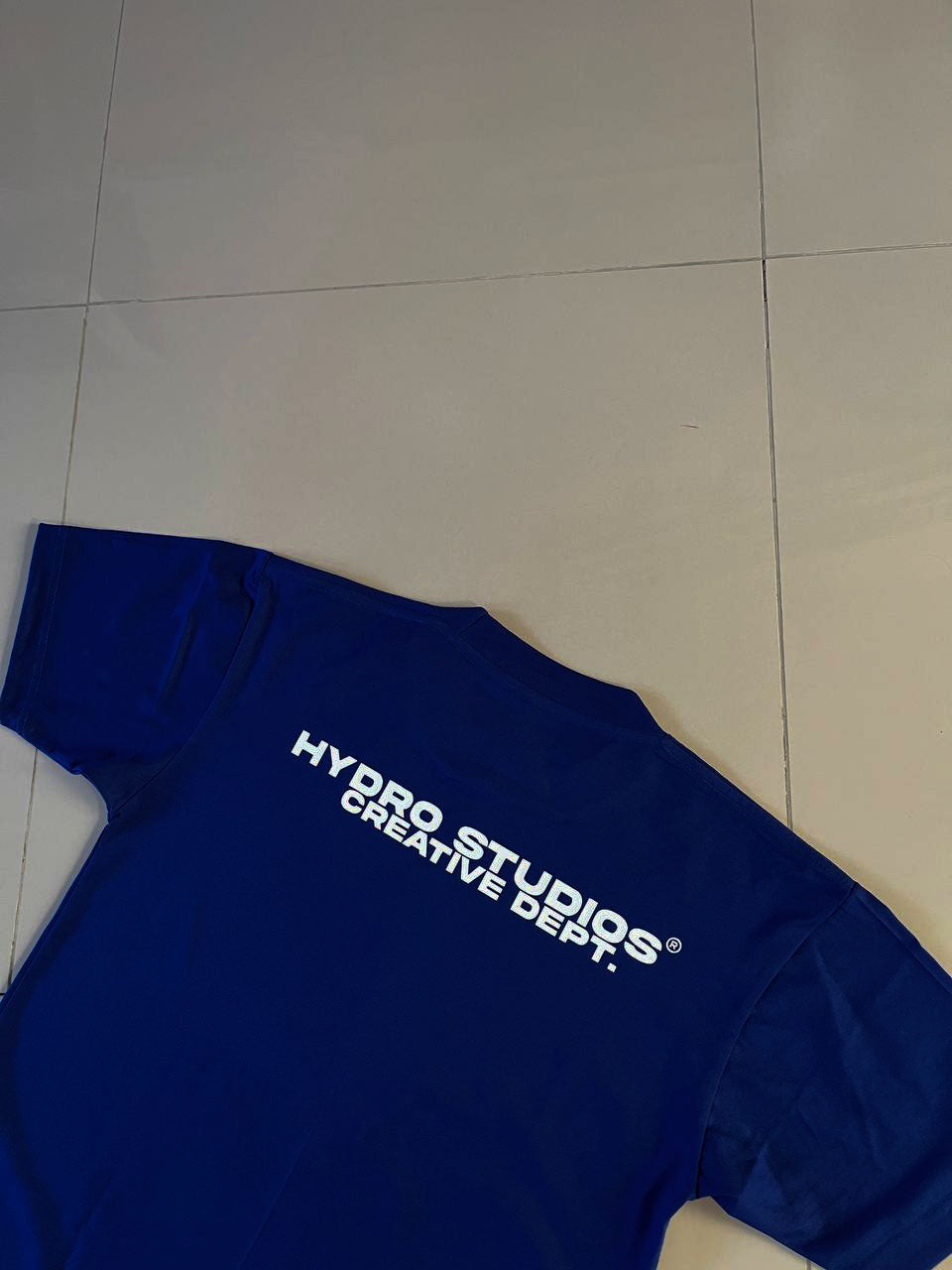 HYDRO Creative Dept* Basic Oversized Tee - Cobalt Blue