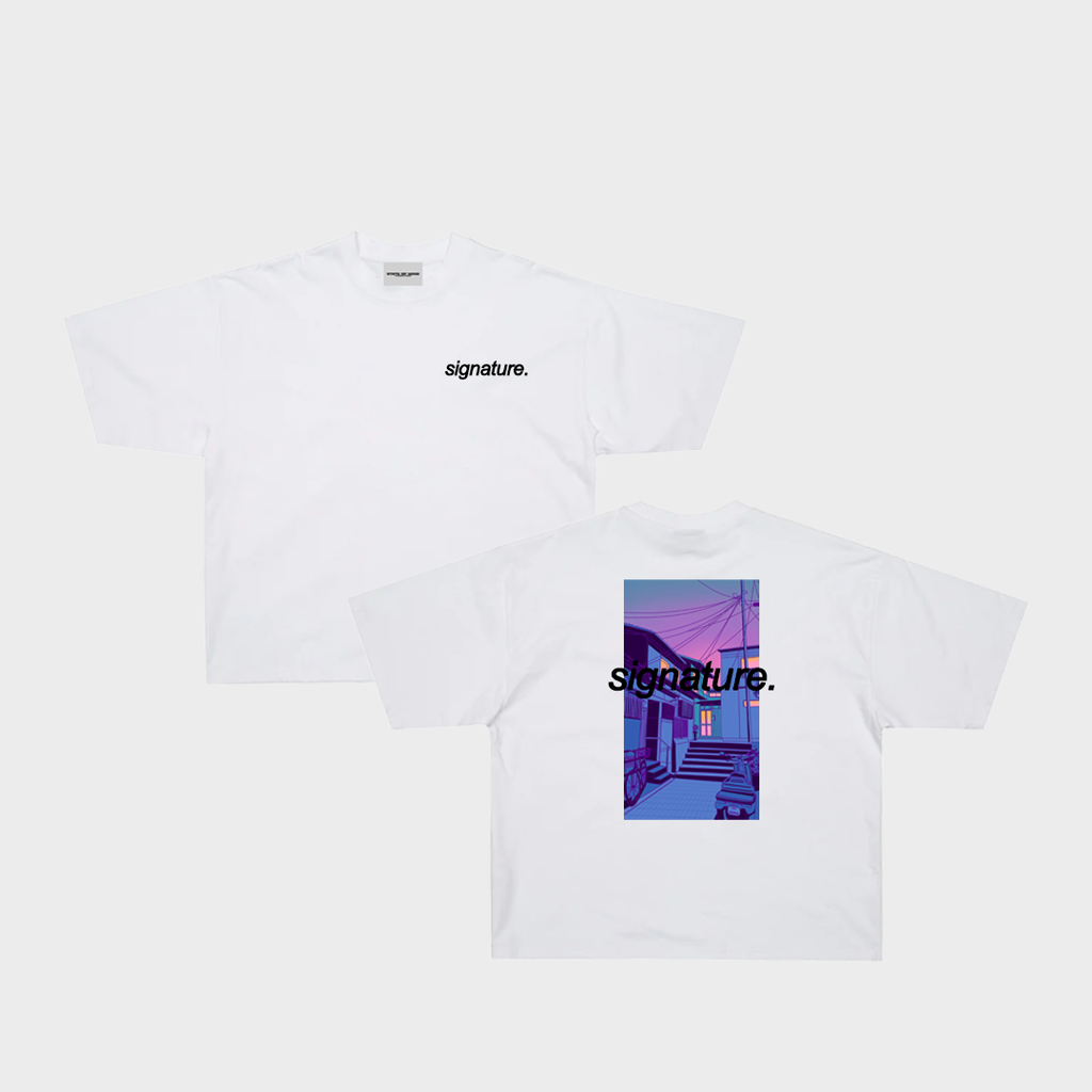 Signature Oversized Tee (White)