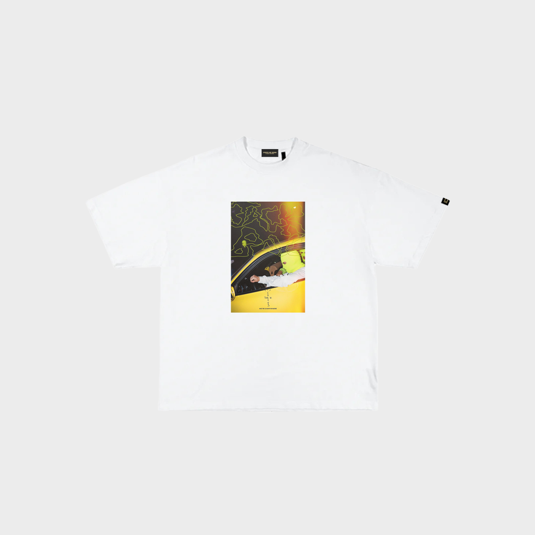 Cactus Oversized Tee (White)