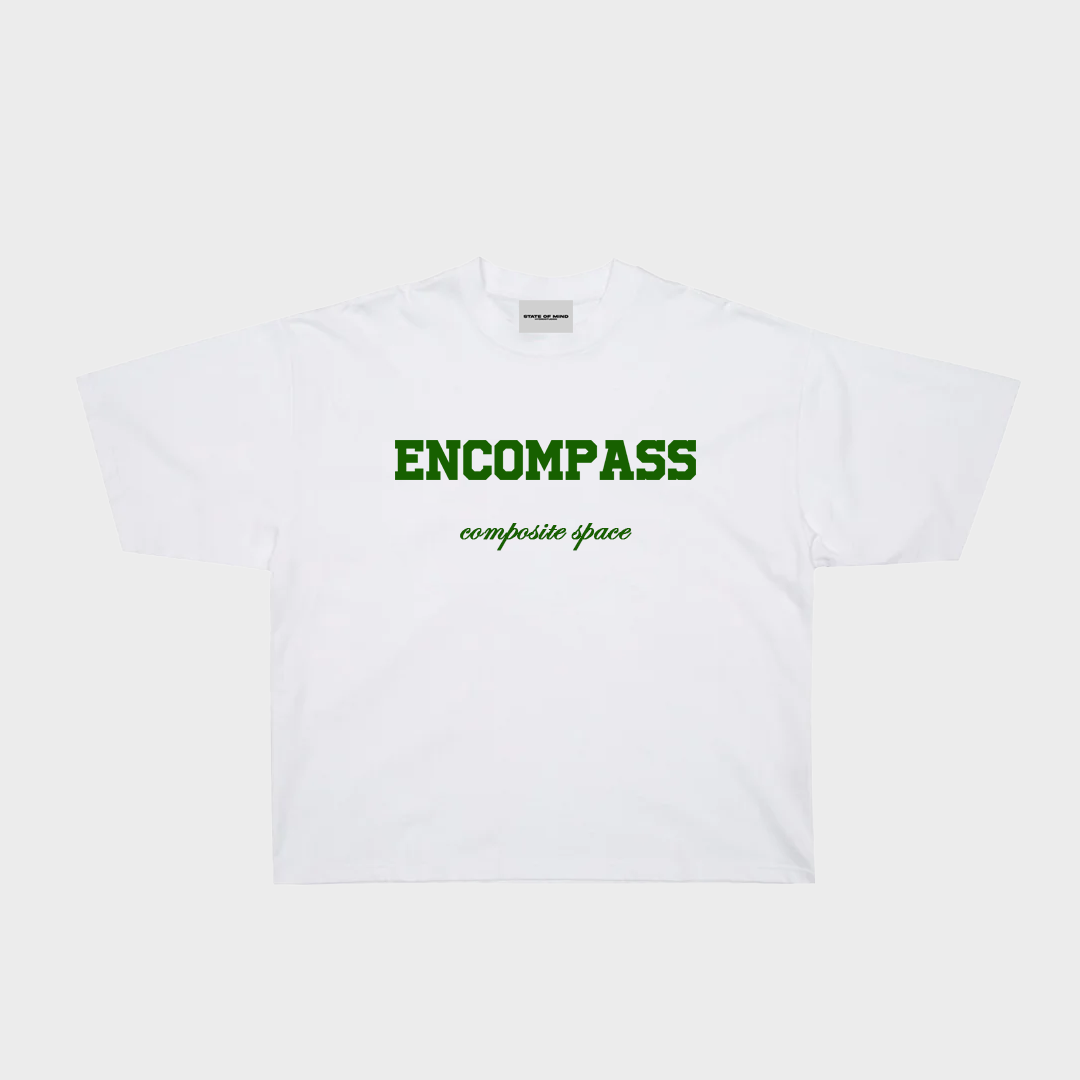Encompass Basic Oversized Tee - White