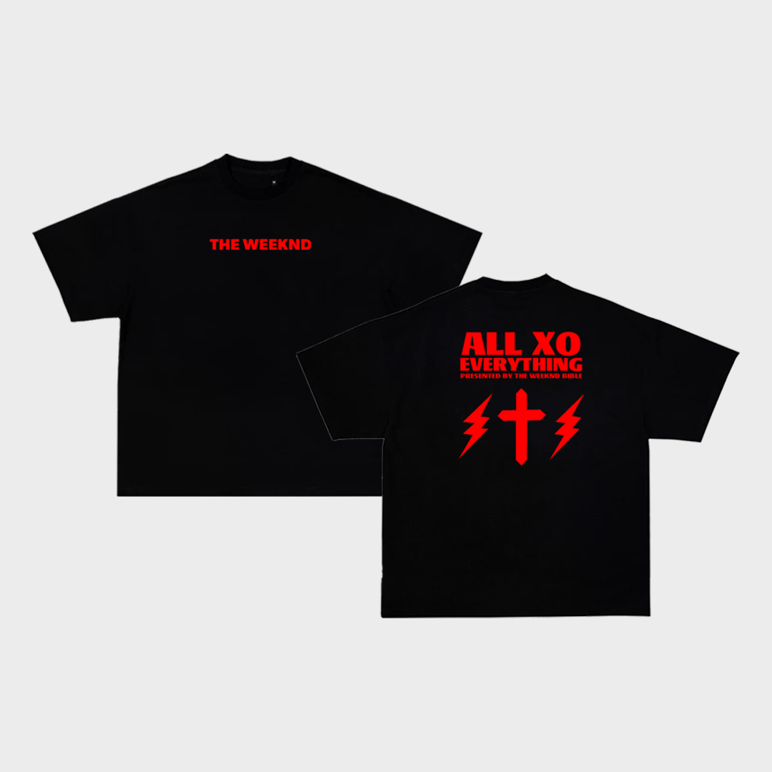 ALL XO Oversized Tee (Black)
