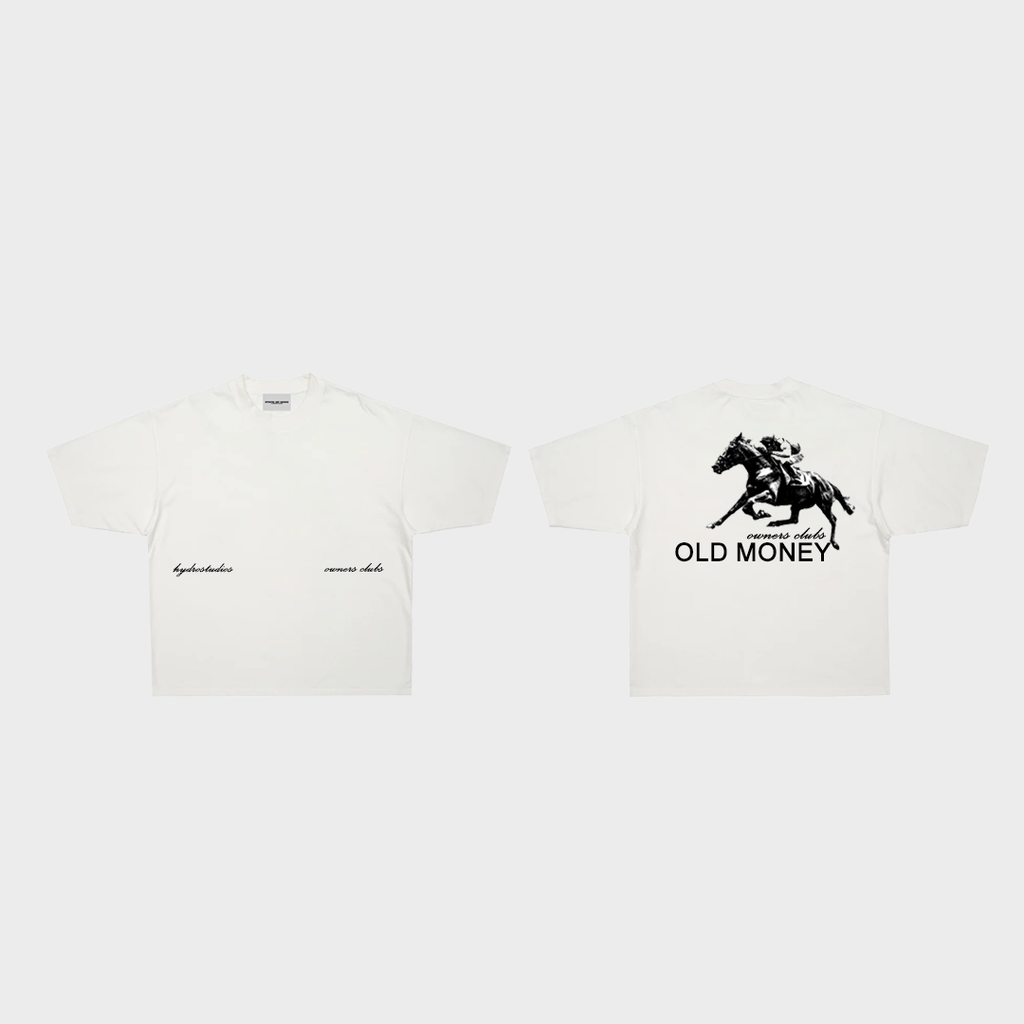 Old Money Boxy Cropped Tee (White)