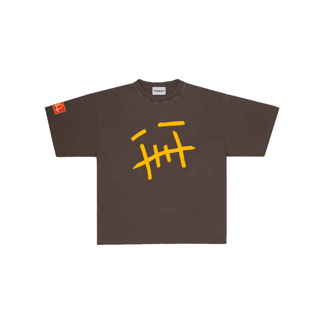 Fries Oversized Tee (Choco Brown)