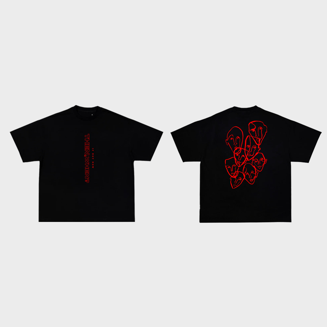 Courage Oversized Tee (Black)
