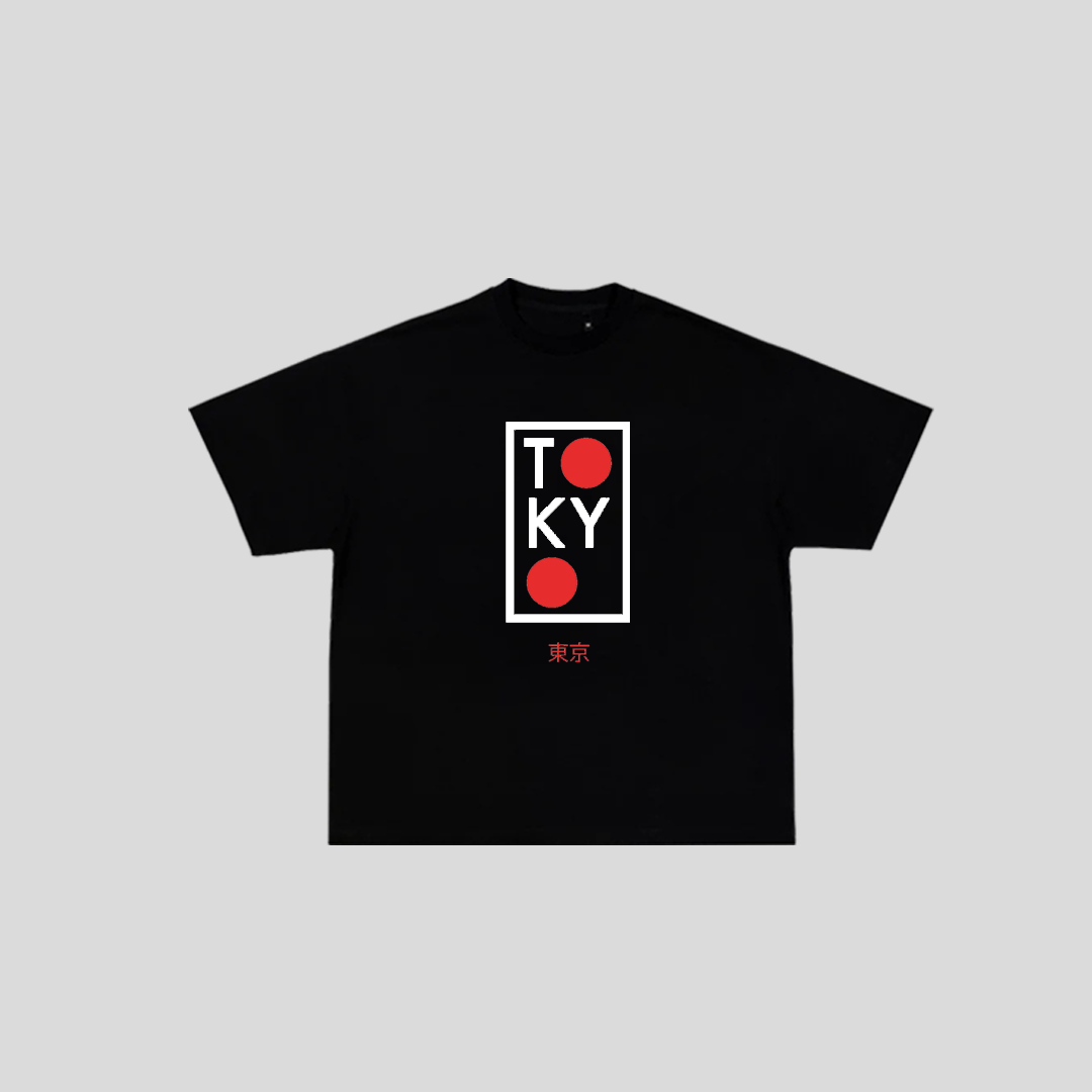 Tokyo Oversized Tee (Black)