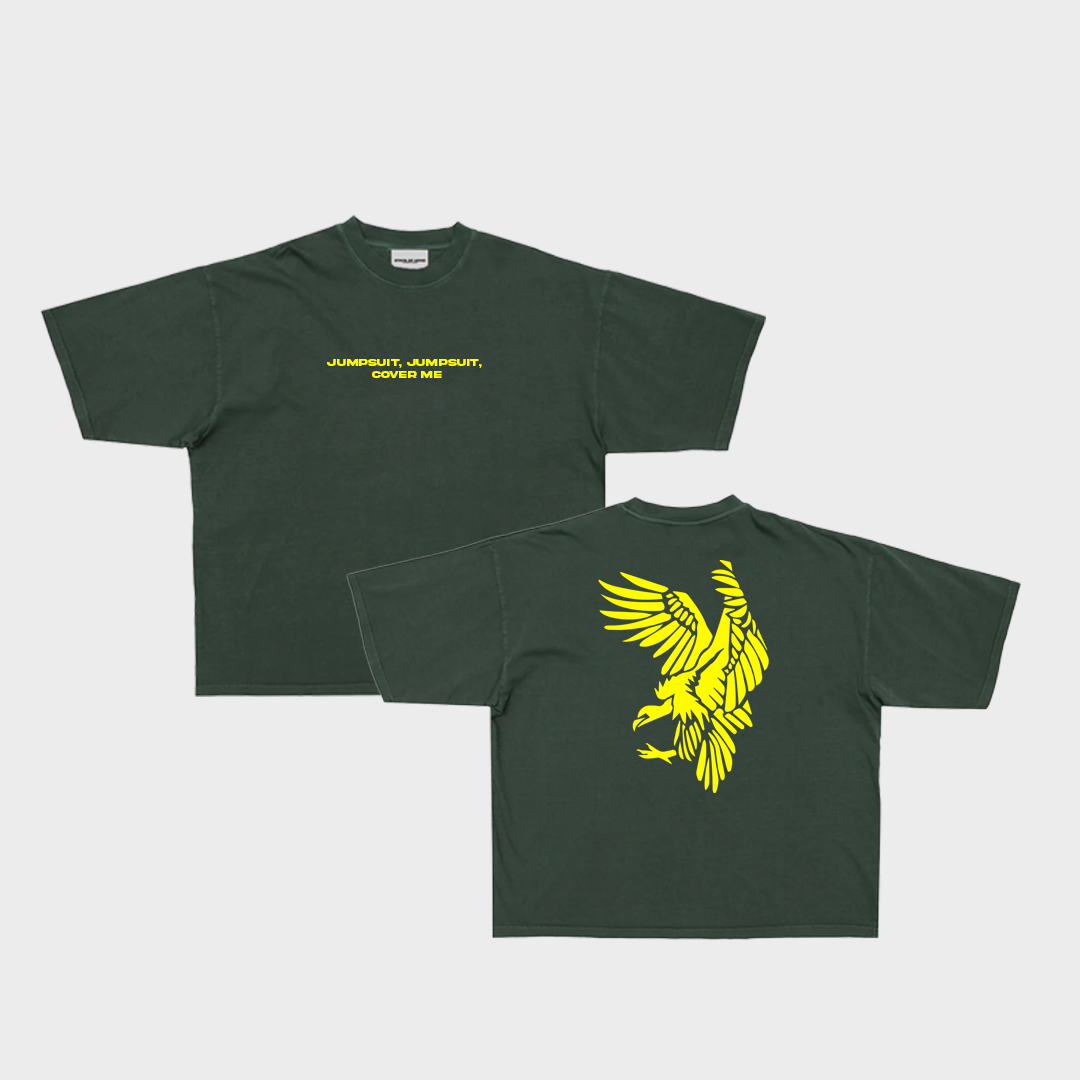 Jumpsuit Oversized Tee (Moss Green)
