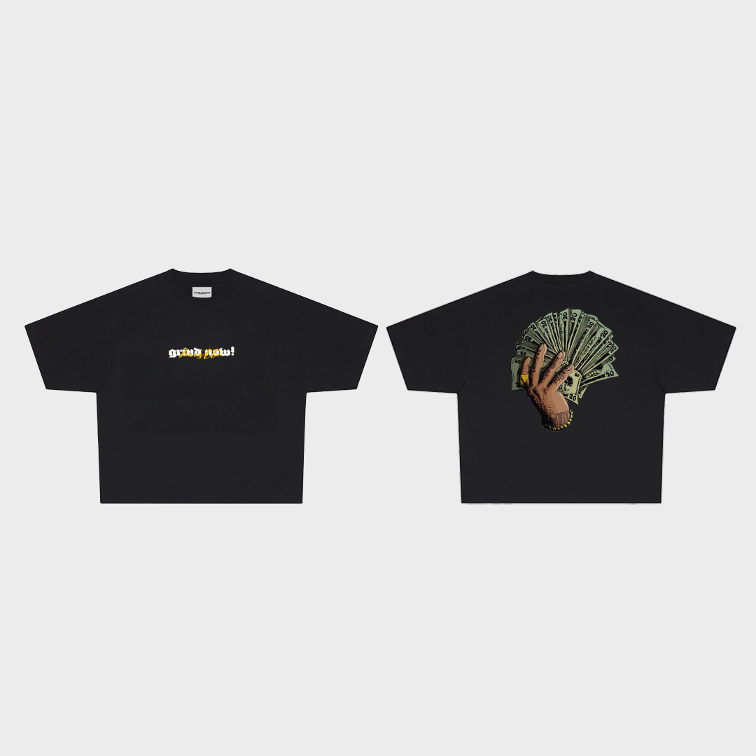 Grind Oversized Tee (Black)
