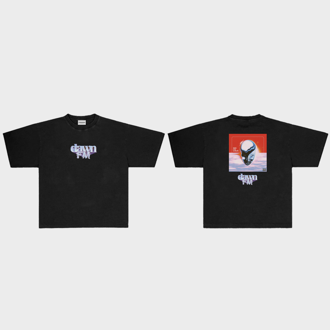 Dawn FM Oversized Tee (Black)