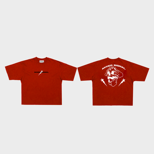 Mixed Signal Boxy Crop Tee