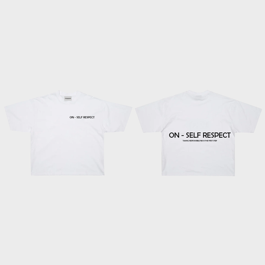 ON - Self Respect Oversized Tee (White)