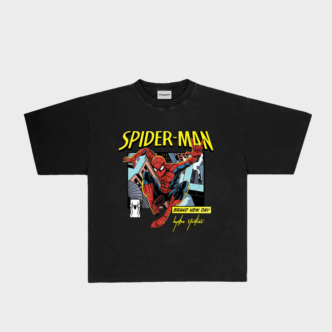Spiderman Brand New Day Comic Oversized Tee