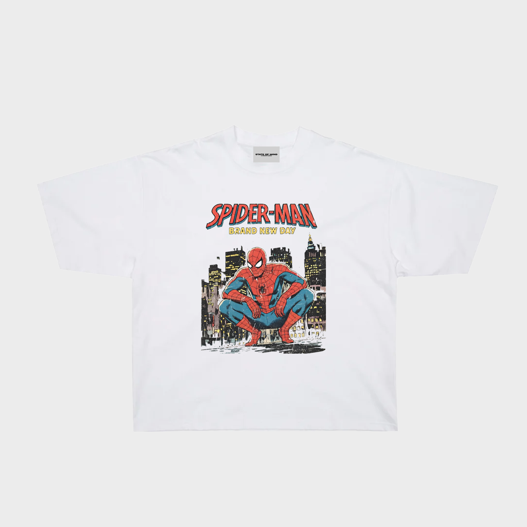 Spiderman Brand New Day Boxy Crop Tee