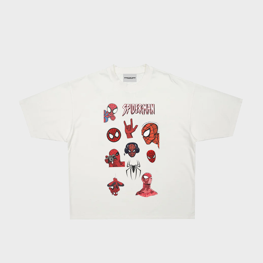 Spidey Comic Oversized Tee (Off-White)
