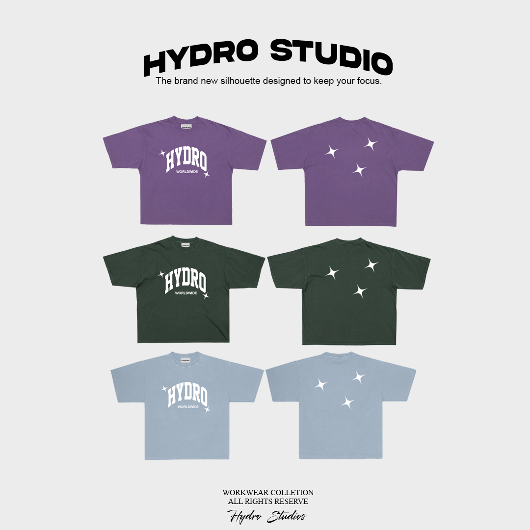 Hydro Worldwide Varsity Oversized Tee