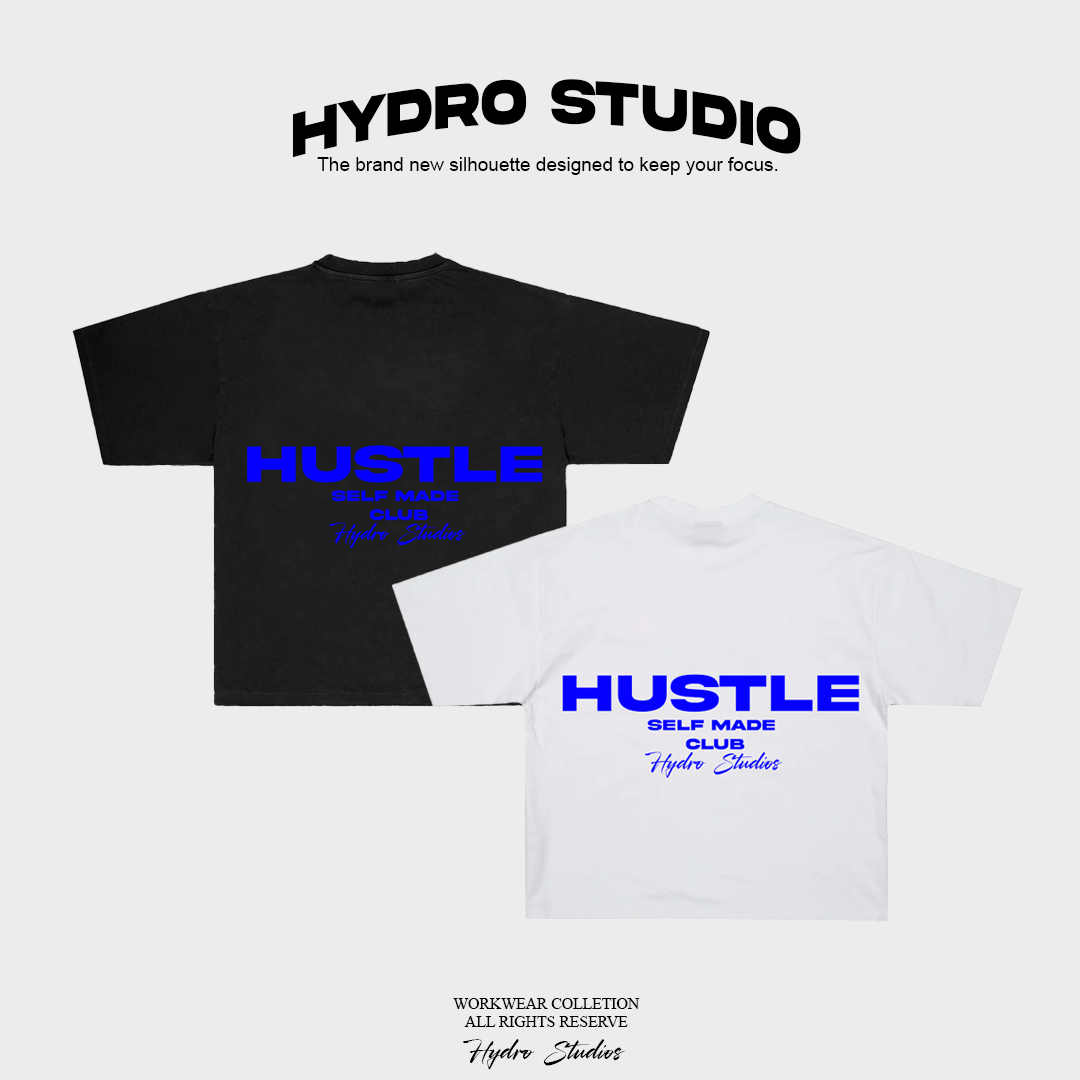 Hustle Boxy Cropped Tee