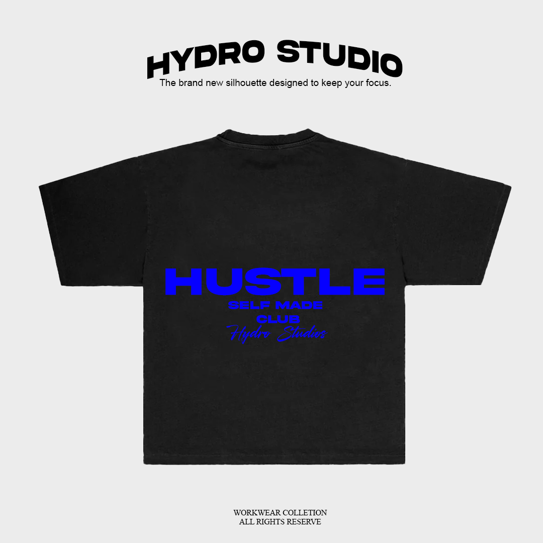 Hustle Boxy Cropped Tee