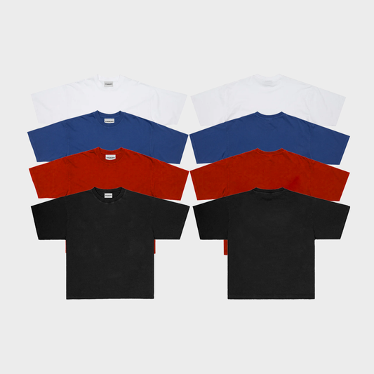 Boxy Cropped Plain Tee